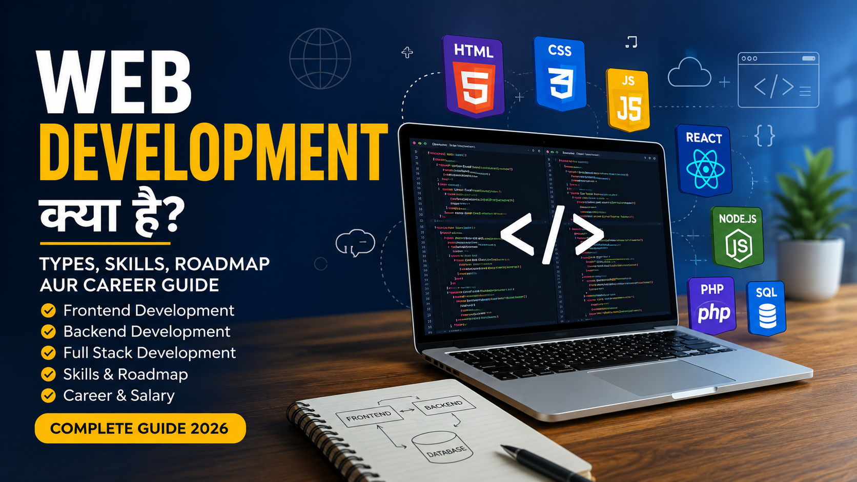 Web Development क्या है? Types, Skills और Career की पूरी जानकारी 